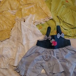 Bundle of 4 Summer dresses 3/6 Months